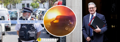 Пожар у дома Стармера