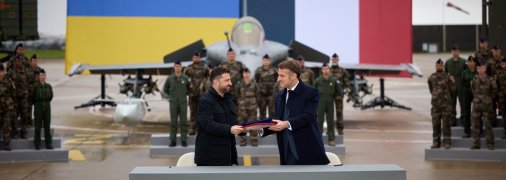 Володимир Зеленський та Еммануель Макрон
