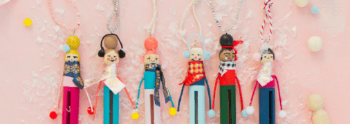 Веселые поделки из прищепок на Новый год:  20 идей для детей