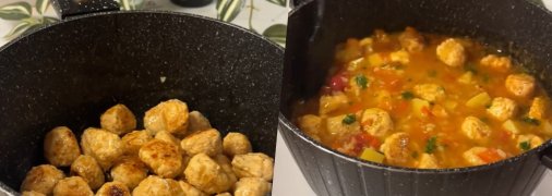 Суп з фрикадельками