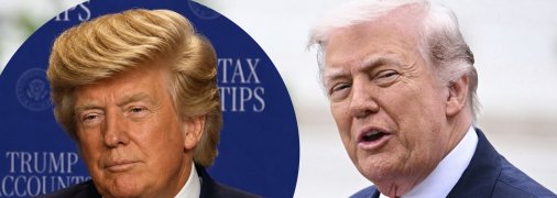 Дональд Трамп с новой прической