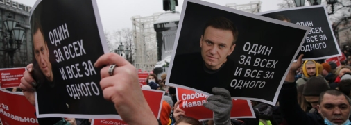 Листівки із зображенням Олексія Навального