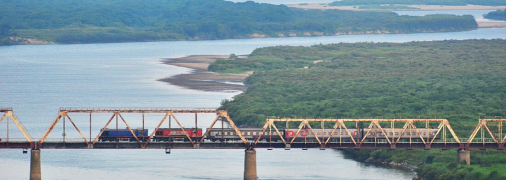 Единственный мост между КНДР и Россией