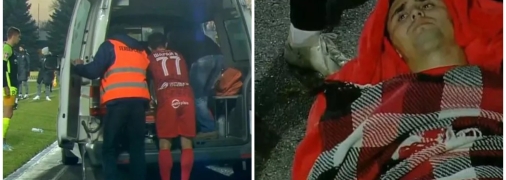 Шараю надавали допомогу прямо на стадіоні