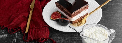 Шоколадно-молочний десерт