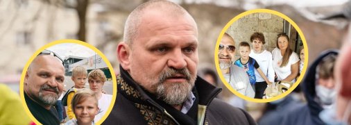 Василь Вірастюк з дітьми