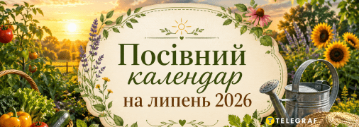 Посівний календар на липень 2026