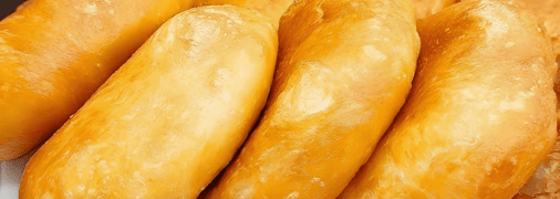 Беляши на луковом тесте