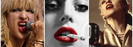 На відміну від Мадонни (праворуч), яка має лише одну успішну головну роль, Кортні Лав і Леді Гага дуже переконливі на екрані.