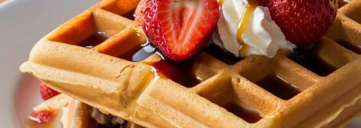 Эти вафли являются отличным вариантом завтрака (изображение создано с помощью ИИ).