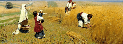 Николай Пимоненко, «Жатва на Украине», 1896