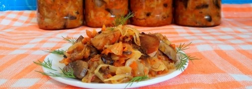 Солянка з грибами та капустою — рецепт