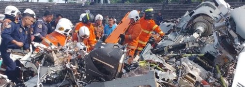 Усе, що залишилось від гелікоптера