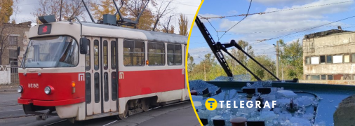 Бросили кирпич в лобовое стекло трамвая с людьми: в Кривом Роге вандалы наделали беды (фото)