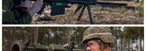 Снайперська гвинтівка та протитанковий гранатомет