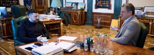 Владимир Зеленский и Дмитрий Кулеба