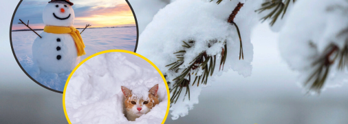 Снег в Украине