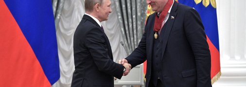 Володимир Путін та Владислав Третьяк