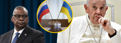 Ллойд Остин и Папа Римский Франциск