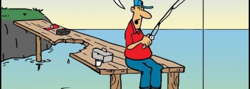 Когда мужчина не может свалить из семьи без спроса, он становится рыбаком: веселые шутки про рыбалку