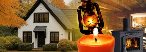 Согреться зимой без отопления поможет керосиновая лампа, буржуйка и свечи