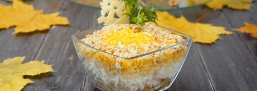 Салат получается сочным и вкусным