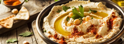 Хумус станет вашей любимой закуской (изображение создано с помощью ИИ)