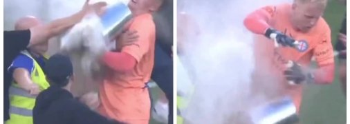 Гловер отримав відром по голові