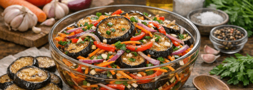 Мариновані баклажани