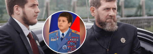 Лидер Чечни и его сын