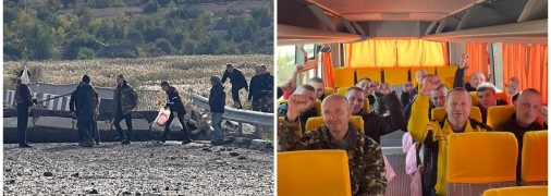 Освобожденные украинские защитники уже прибыли на Родину