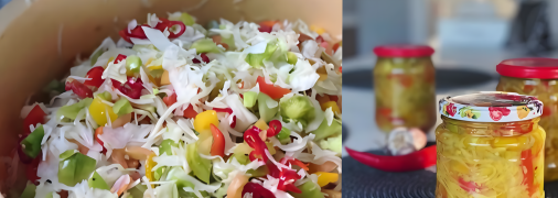 Салат із зелених помідорів на зиму