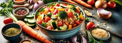 Насолоджуйтесь своїм смачним та здоровим обідом (фото створене з допомогою ШІ)