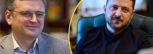 Дмитрий Кулеба и Владимир Зеленский