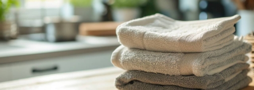 Полотенца, используемые на кухне, должны быть идеально чистыми (изображение создано с помощью ИИ)