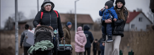 Українські біженці у польській Медиці