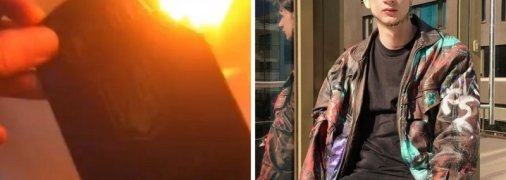 "З***ую з України, бувай громадянство": киянин спалив на камеру підроблений паспорт (відео)