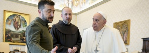 Владимир Зеленский и Папа Франциск
