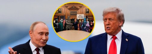 Владимир Путин, Дональд Трамп и мем о Совете мира