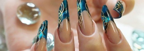 Маникюр 2020: стильный выкладной френч (Фото)