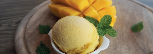 Вкусное экзотическое мороженое