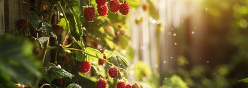 Малина нуждается в правильной подкормке (изображение создано с помощью ИИ)