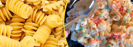 Салат з макаронів з овочами