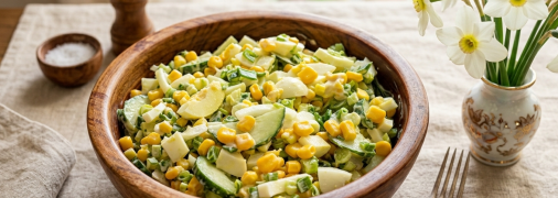 Салат із зеленою цибулею