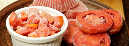 Три простых способа замораживания и хранения помидоров