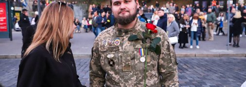 Влад Сорд на Марші героїв