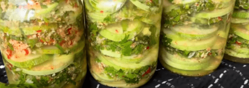Кабачки чілі - чудова закуска на зиму
