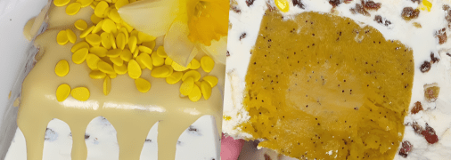 Творожная паска с манго