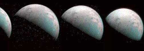 Получены первые снимки северного полюса Ганимеда