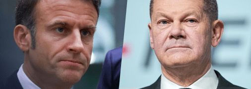 Президент Франции и канцлер Германии